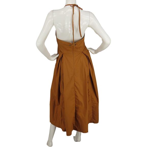 Genuine People Button Down Midi Rust Dress NWT - Picture 3 of 8